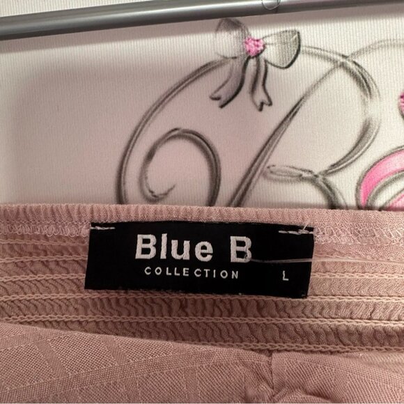 Blue B tank top frilly shoulder straps Pink Ruffle Sleeve Top - Picture 4 of 8